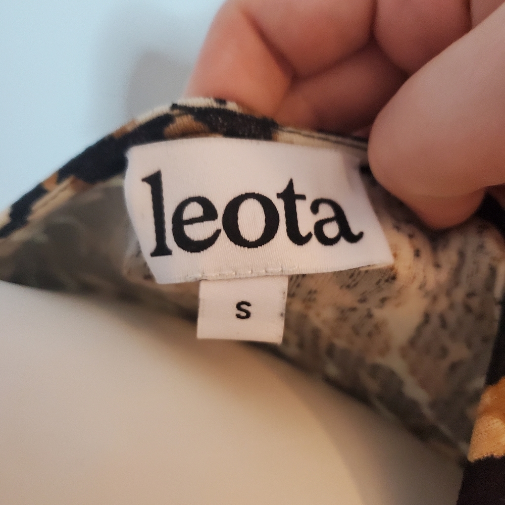 NWOT Leota Sweetheart Dress in Leopard S - Picture 5 of 7